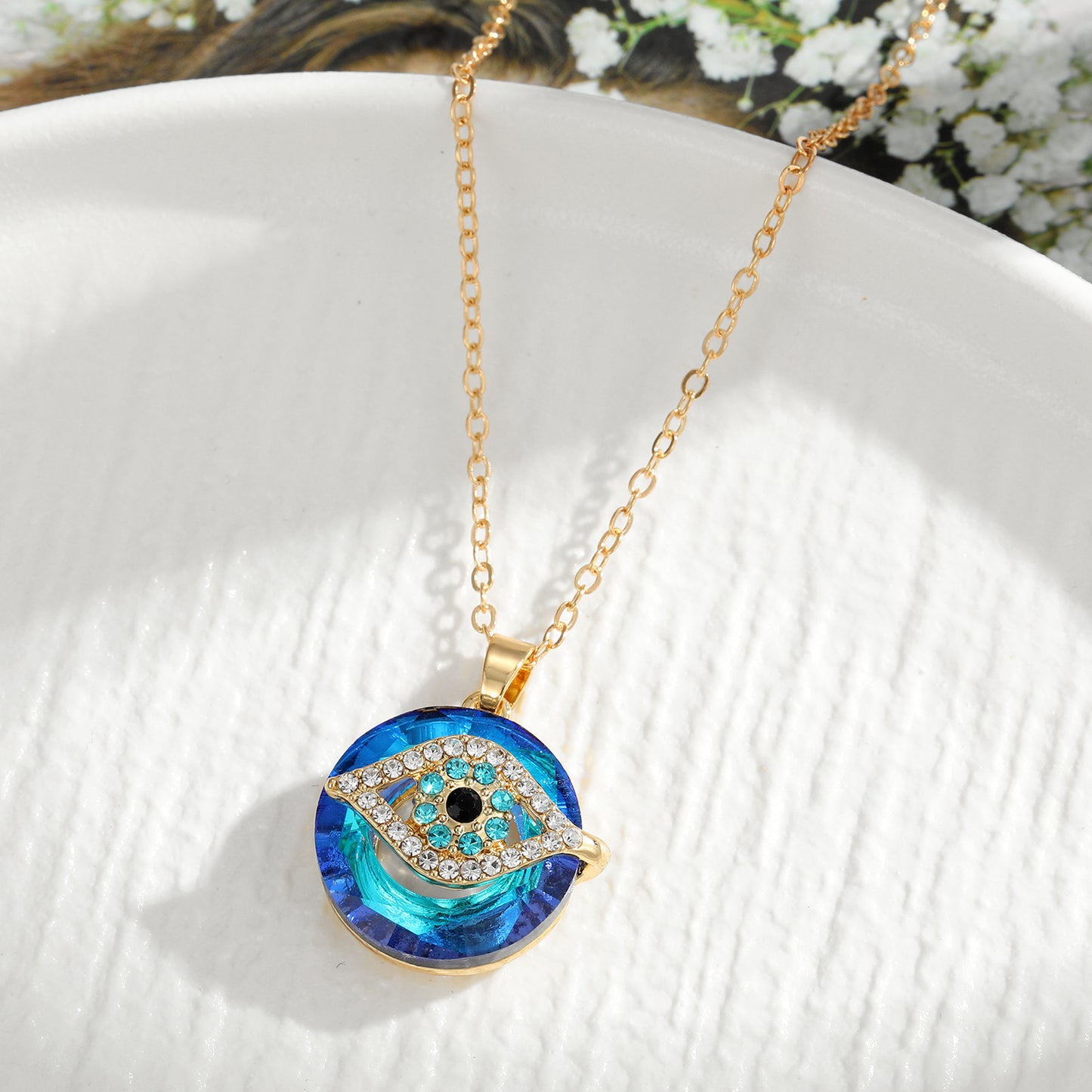 Devil's Eye High-end Blue Eyes Collarbone Chain