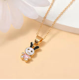 Sweet Bunny Necklace & Earrings Set