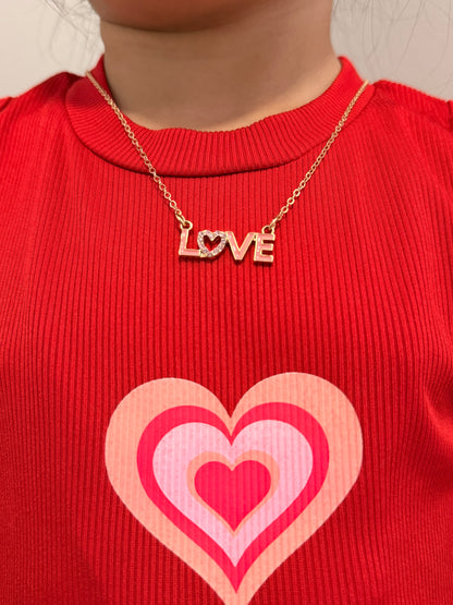 Vday Love Heart Pendant