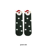 Holiday Socks with Cute Pom-Poms