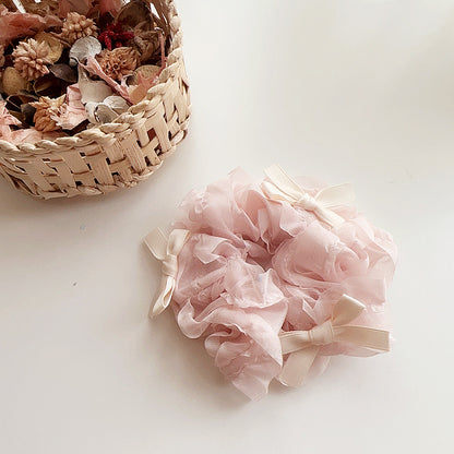 Big Lace Hair Bow Clip for Girls